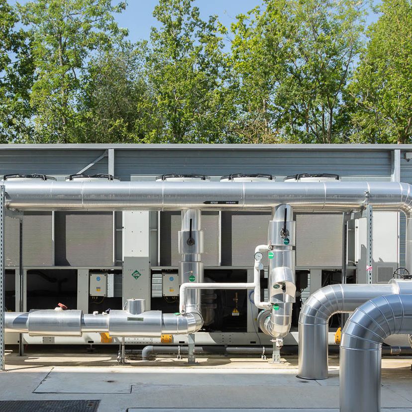 Chiller unit at Thésée Datacenter