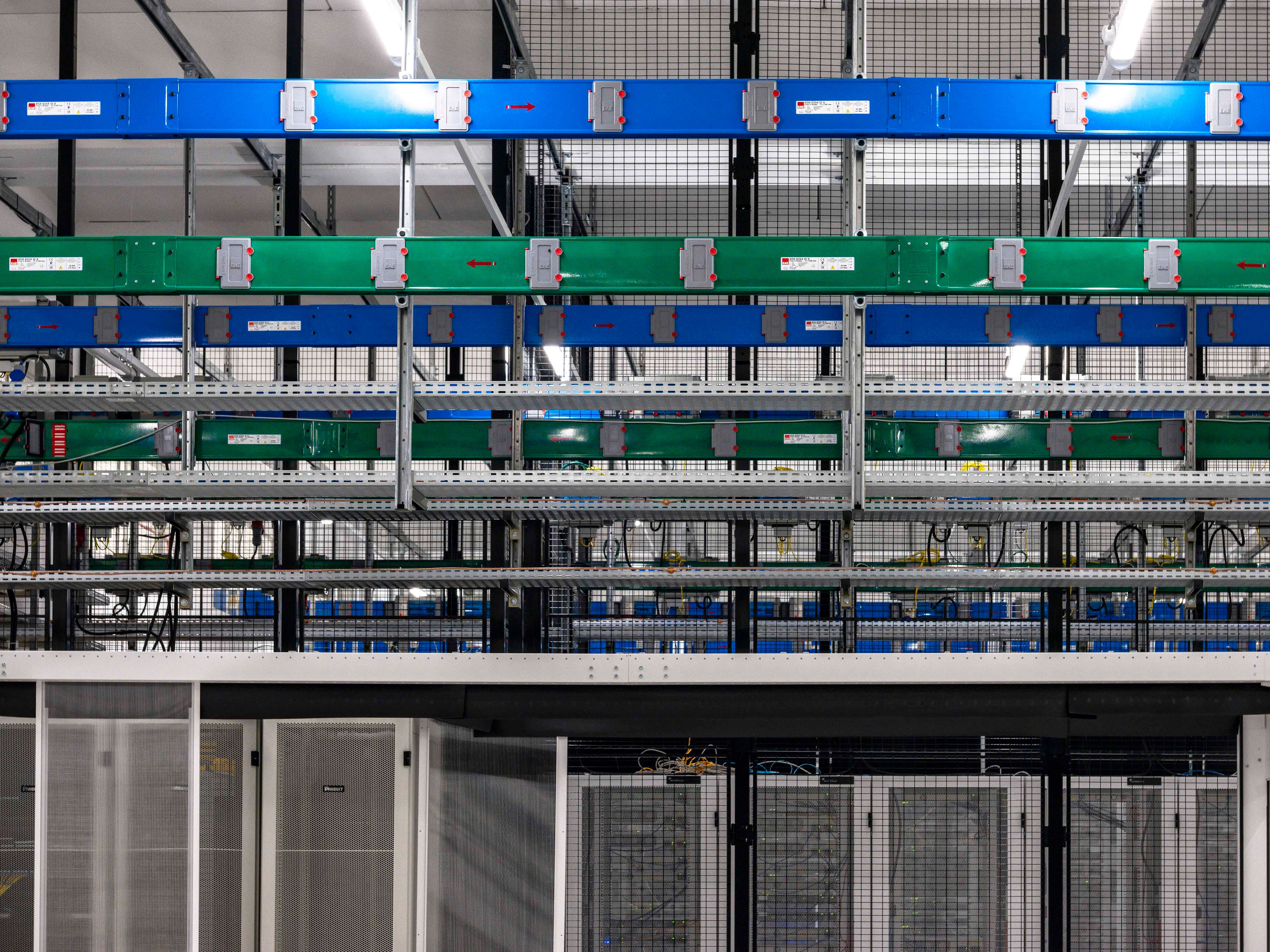 Salle informatique des datacenters Thésée