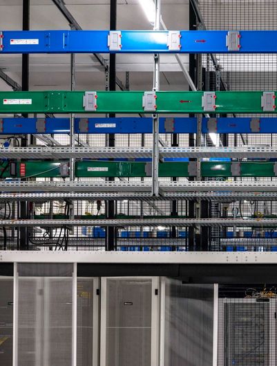 Salle informatique des datacenters Thésée